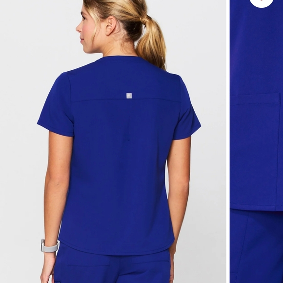 Ceil Blue Fabletics Scrub Set - Picture 3 of 8